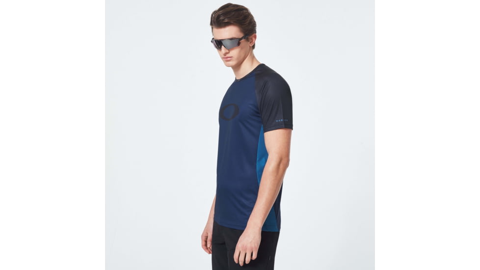 Oakley MTB Short Sleeve Tech Tee - Mens, Black Iris, Extra Large, FOA400848-6DG-XL