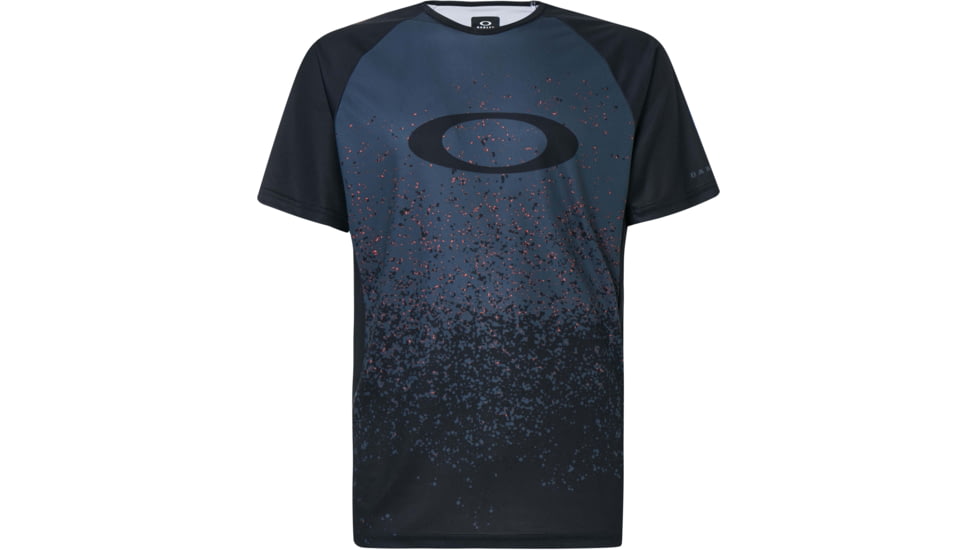 Oakley MTB Short Sleeve Tech Tee - Mens, Grey Pixel Print, 2XL, FOA400848-99G-XXL