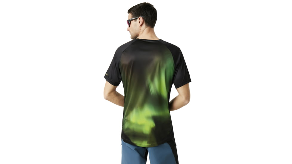 Oakley Mtb Ss Tech Tee - Mens, Aurora Borealis, Extra Large, 457608-9A4-XL
