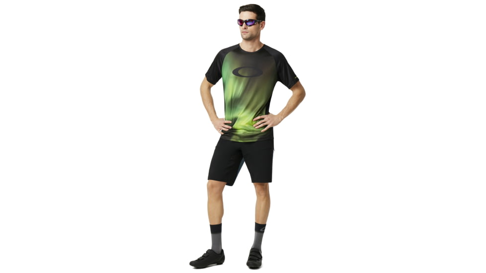 Oakley Mtb Ss Tech Tee - Mens, Aurora Borealis, Extra Large, 457608-9A4-XL