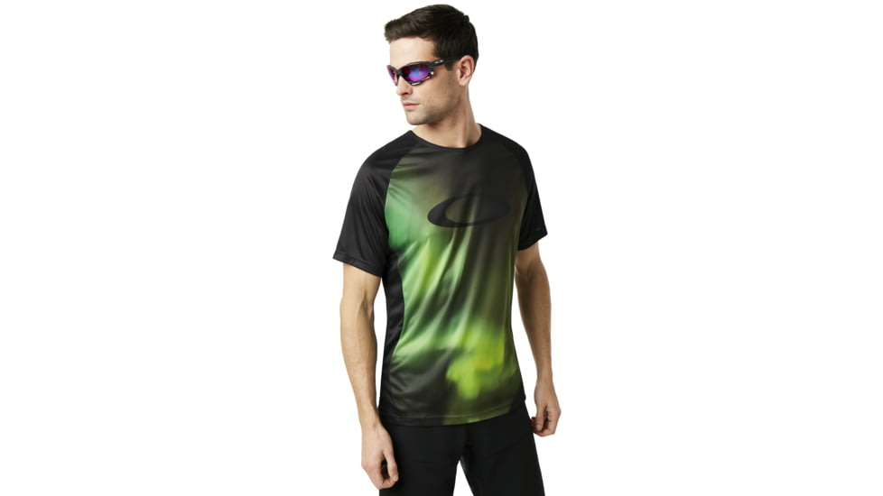 Oakley Mtb Ss Tech Tee - Mens, Aurora Borealis, Extra Large, 457608-9A4-XL