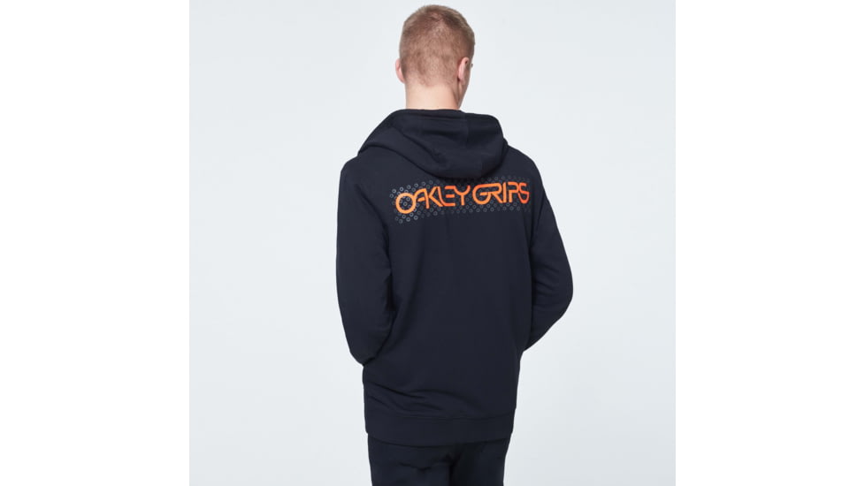 Oakley O-Grip Logo Full Zip Hoodie - Mens, Blackout, 2XL, FOA400573-02E-XXL
