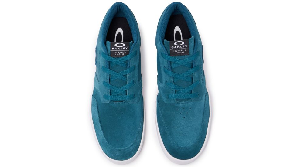 Oakley Oakley Sueded Lighthouse Sneaker - Mens, Petrol, 7.5, 13550-9PE-7.5