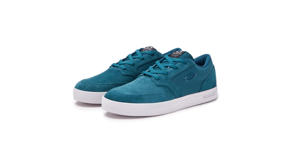 Oakley Oakley Sueded Lighthouse Sneaker - Mens, Petrol, 7.5, 13550-9PE-7.5