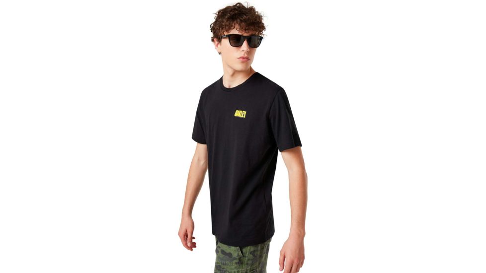 Oakley Team Tee - Mens, Blackout, Large, 457867-02E-L