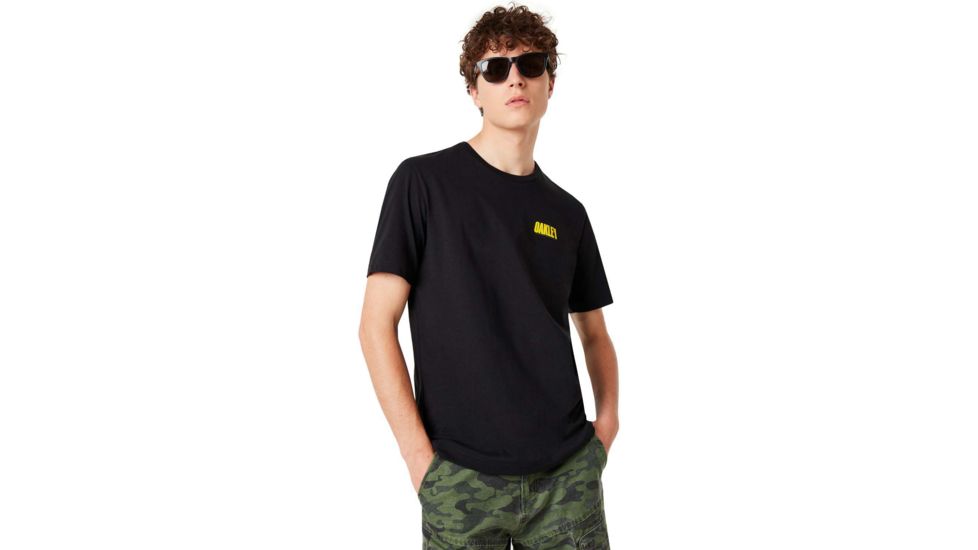 Oakley Team Tee - Mens, Blackout, Large, 457867-02E-L