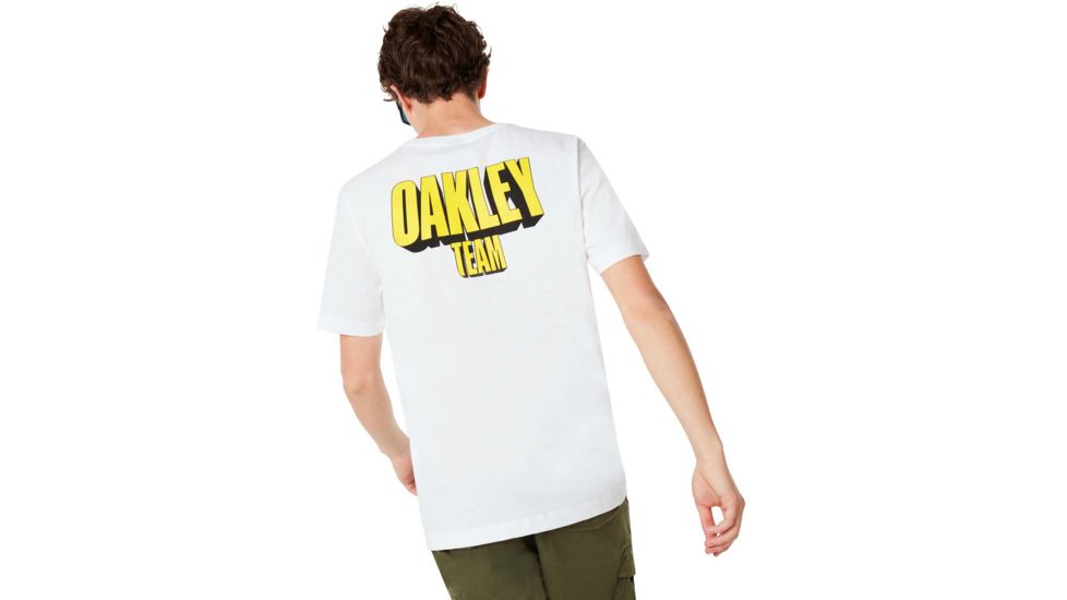 Oakley Team Tee - Mens, White, Large, 457867-100-L
