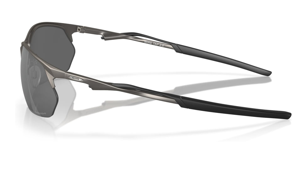 Oakley OO4145 Wire Tap 2.0 Sunglasses - Mens, Matte Gunmetal Frame, Prizm Black Lens, 60, OO4145-414502-60