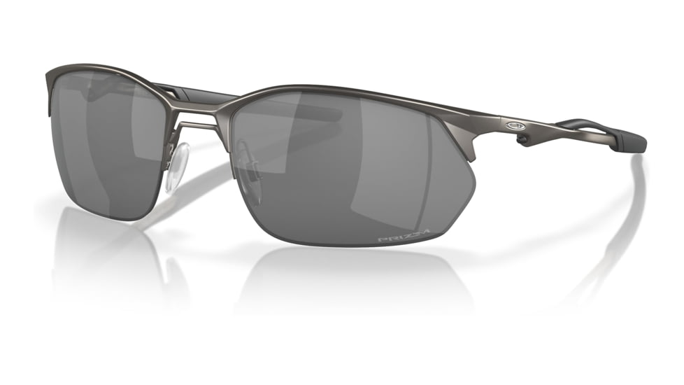 Oakley OO4145 Wire Tap 2.0 Sunglasses - Mens, Matte Gunmetal Frame, Prizm Black Lens, 60, OO4145-414502-60