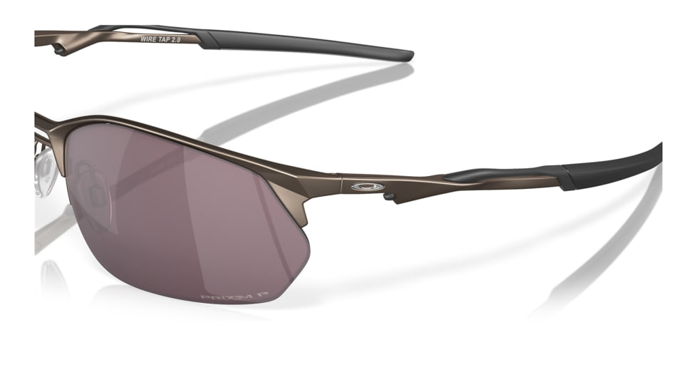 Oakley OO4145 Wire Tap 2.0 Sunglasses - Men's, Pewter Frame, Prizm Daily Polarized Lens, 60, OO4145-414505-60