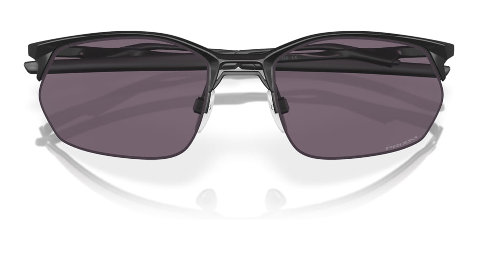 Oakley OO4145 Wire Tap 2.0 Sunglasses - Mens, Satin Black Frame, Prizm Grey Lens, 60, OO4145-414501-60