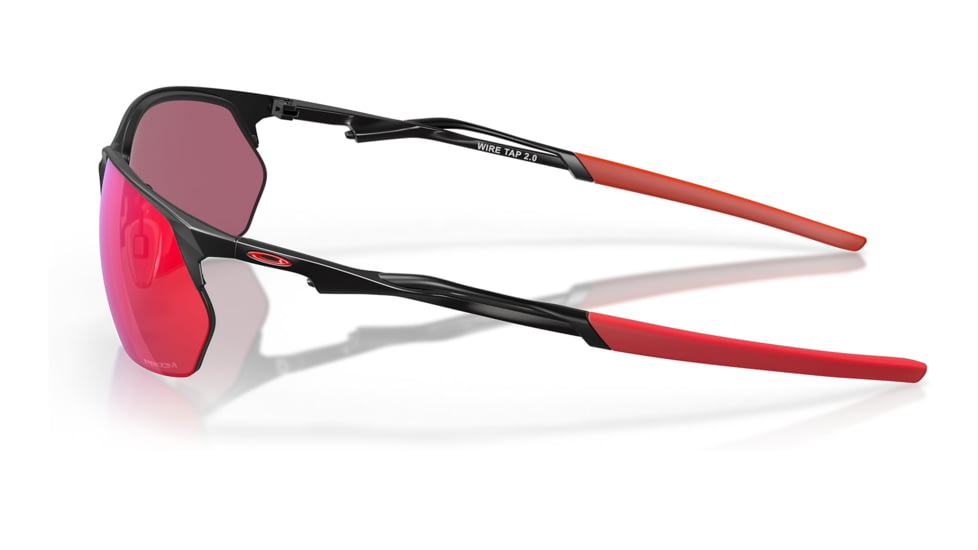 Oakley OO4145 Wire Tap 2.0 Sunglasses - Men's, Satin Black Frame, Prizm Road Lens, 60, OO4145-414510-60