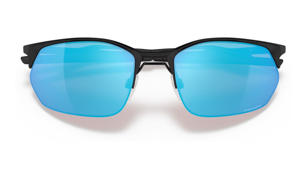 Oakley OO4145 Wire Tap 2.0 Sunglasses - Mens, Satin Black Frame, Prizm Sapphire Lens, 60, OO4145-414504-60