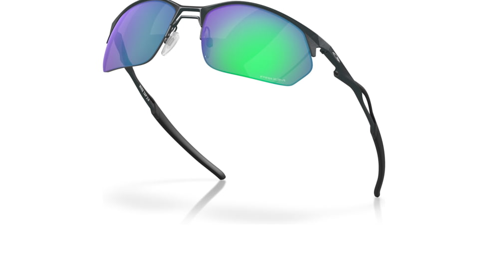 Oakley OO4145 Wire Tap 2.0 Sunglasses - Mens, Satin Light Steel Frame, Prizm Jade Lens, 60, OO4145-414503-60