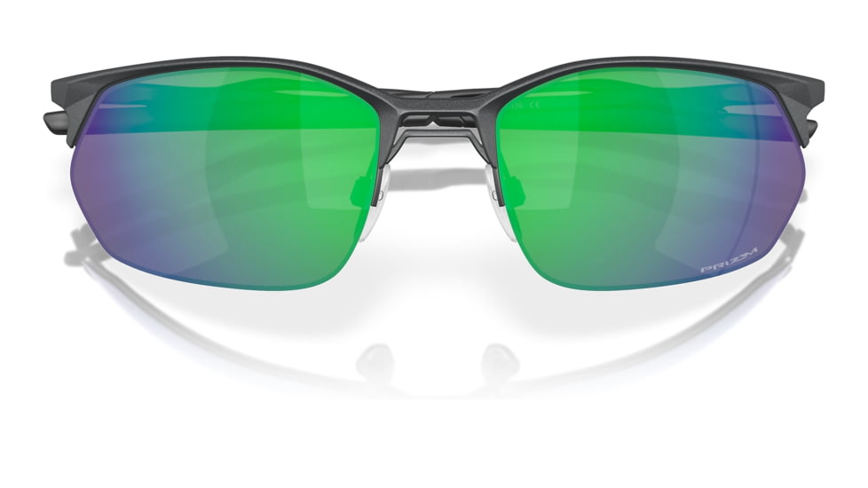 Oakley OO4145 Wire Tap 2.0 Sunglasses - Mens, Satin Light Steel Frame, Prizm Jade Lens, 60, OO4145-414503-60
