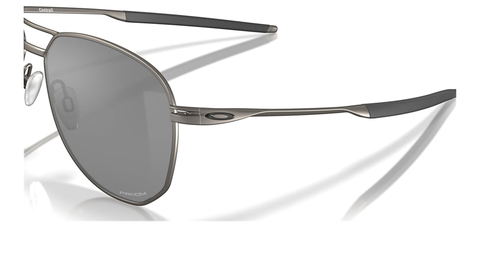 Oakley OO4147 Contrail Sunglasses - Men's, Matte Gunmetal Frame, Prizm Black Lens, 57, OO4147-414702-57