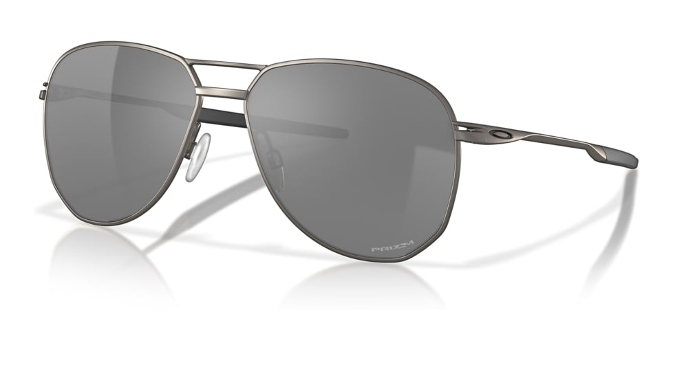 Oakley OO4147 Contrail Sunglasses - Mens, Matte Gunmetal Frame, Prizm Black Lens, 57, OO4147-414702-57