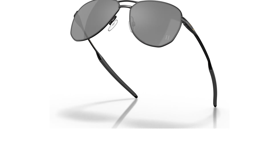 Oakley OO4147 Contrail Sunglasses - Mens, Satin Black Frame, Prizm Black Lens, 57, OO4147-414707-57