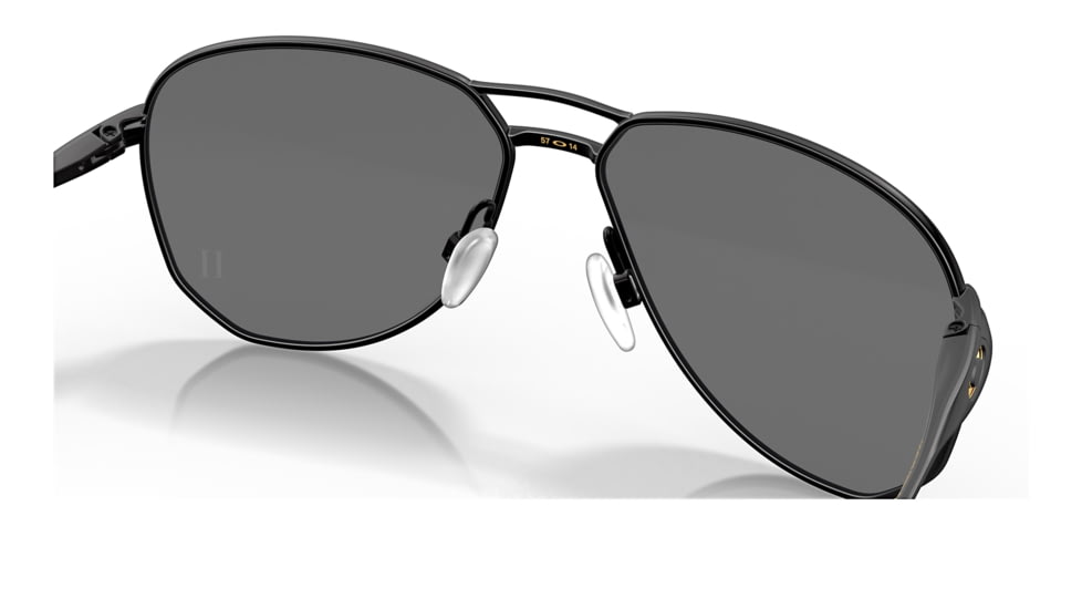 Oakley OO4147 Contrail Sunglasses - Mens, Satin Black Frame, Prizm Black Lens, 57, OO4147-414707-57