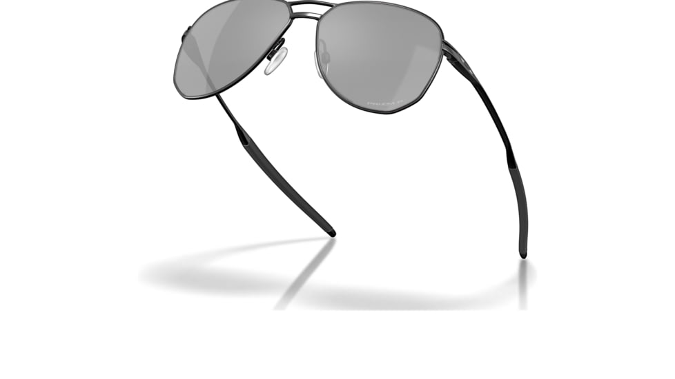 Oakley OO4147 Contrail Sunglasses - Mens, Satin Black Frame, Prizm Black Polarized Lens, 57, OO4147-414704-57