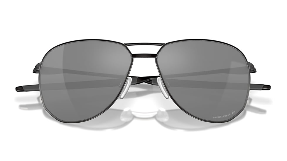 Oakley OO4147 Contrail Sunglasses - Mens, Satin Black Frame, Prizm Black Polarized Lens, 57, OO4147-414704-57