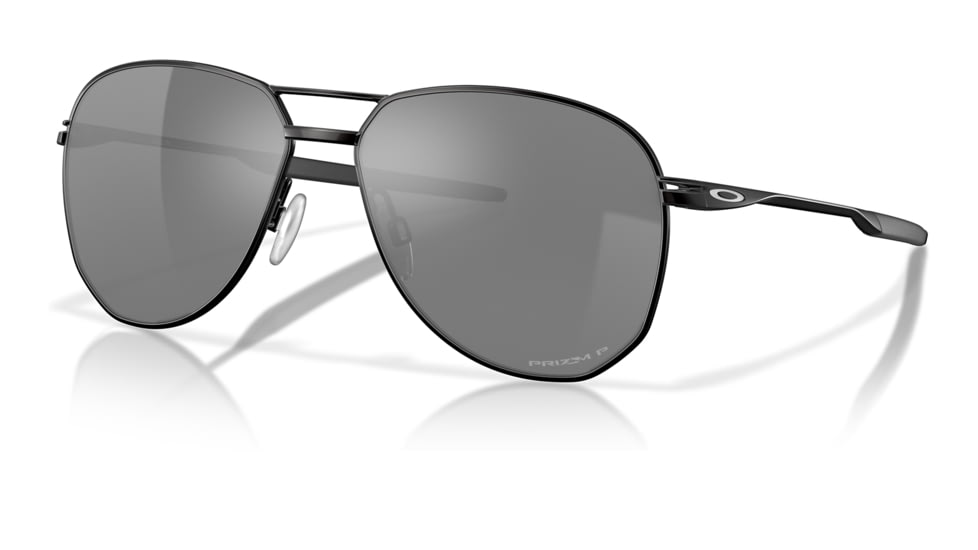 Oakley OO4147 Contrail Sunglasses - Men's, Satin Black Frame, Prizm Black Polarized Lens, 57, OO4147-414704-57