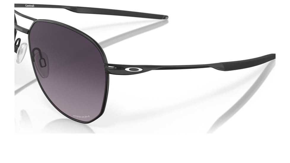 Oakley OO4147 Contrail Sunglasses - Mens, Satin Black Frame, Prizm Grey Gradient Lens, 57, OO4147-414710-57