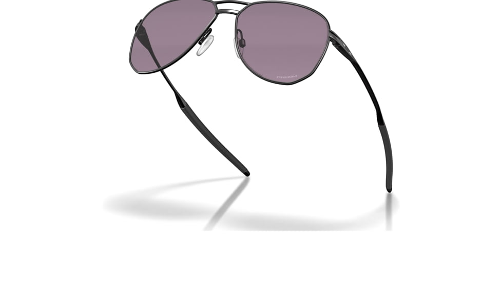 Oakley OO4147 Contrail Sunglasses - Mens, Satin Black Frame, Prizm Grey Lens, 57, OO4147-414701-57