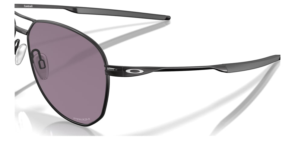 Oakley OO4147 Contrail Sunglasses - Mens, Satin Black Frame, Prizm Grey Lens, 57, OO4147-414701-57