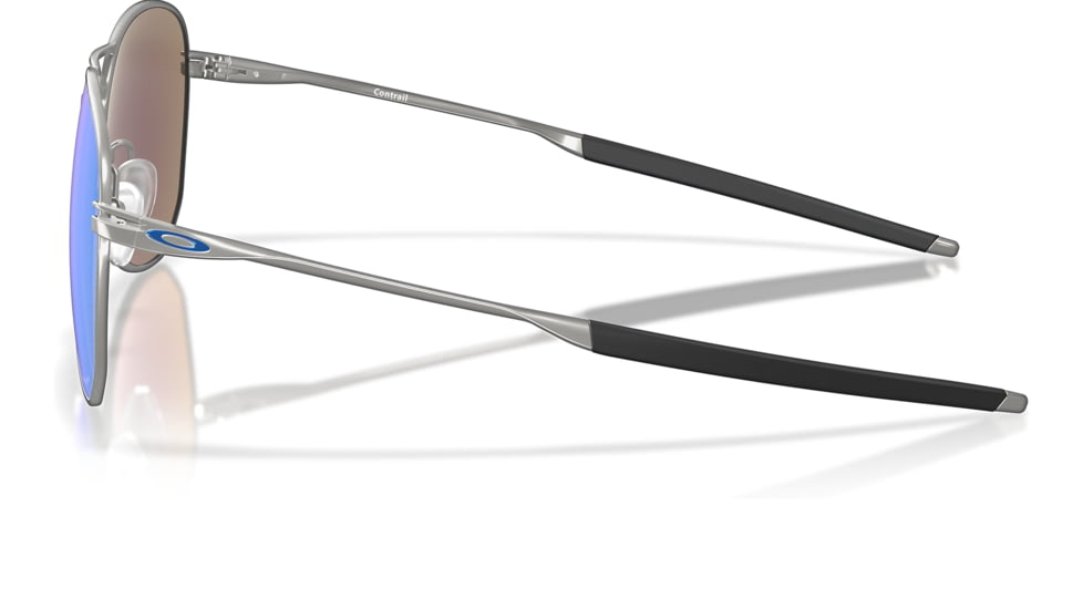 Oakley OO4147 Contrail Sunglasses - Mens, Satin Chrome Frame, Prizm Sapphire Lens, 57, OO4147-414703-57