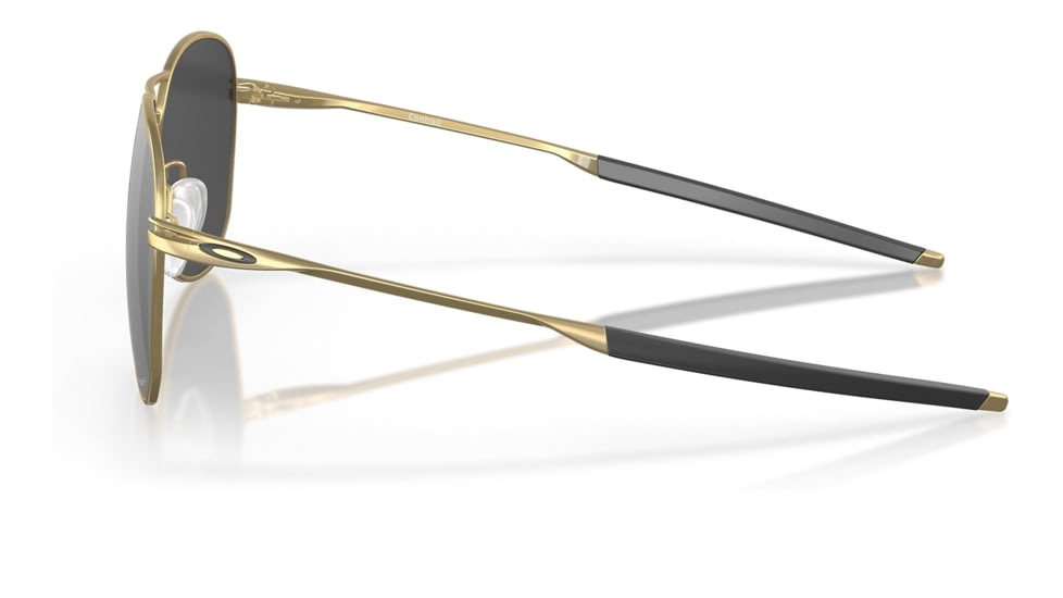 Oakley OO4147 Contrail Sunglasses - Mens, Satin Gold Frame, Prizm Black Lens, 57, OO4147-414713-57