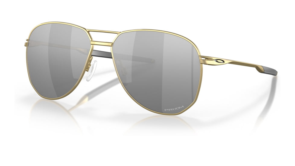 Oakley OO4147 Contrail Sunglasses - Mens, Satin Gold Frame, Prizm Black Lens, 57, OO4147-414713-57