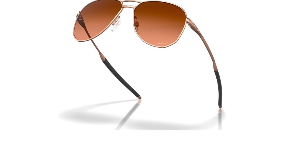 Oakley OO4147 Contrail Sunglasses - Mens, Satin Rose Gold Frame, Prizm Brown Gradient Lens, 57, OO4147-414705-57