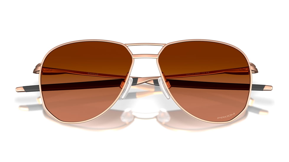 Oakley OO4147 Contrail Sunglasses - Mens, Satin Rose Gold Frame, Prizm Brown Gradient Lens, 57, OO4147-414705-57