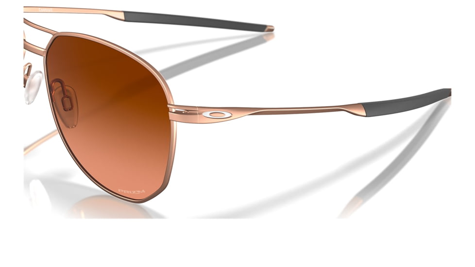 Oakley OO4147 Contrail Sunglasses - Mens, Satin Rose Gold Frame, Prizm Brown Gradient Lens, 57, OO4147-414705-57