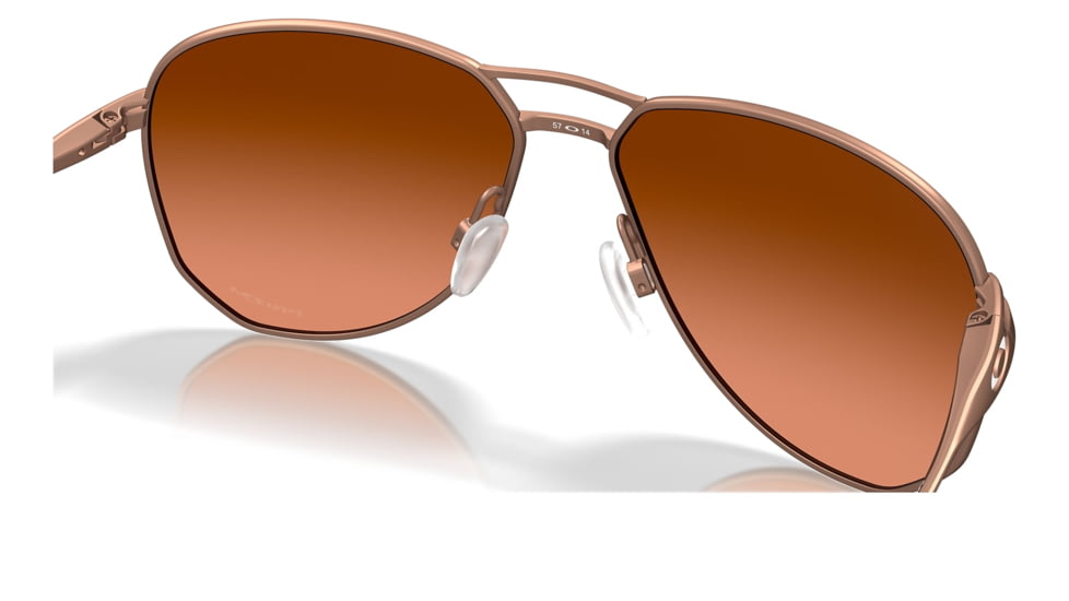 Oakley OO4147 Contrail Sunglasses - Men's, Satin Rose Gold Frame, Prizm Brown Gradient Lens, 57, OO4147-414705-57