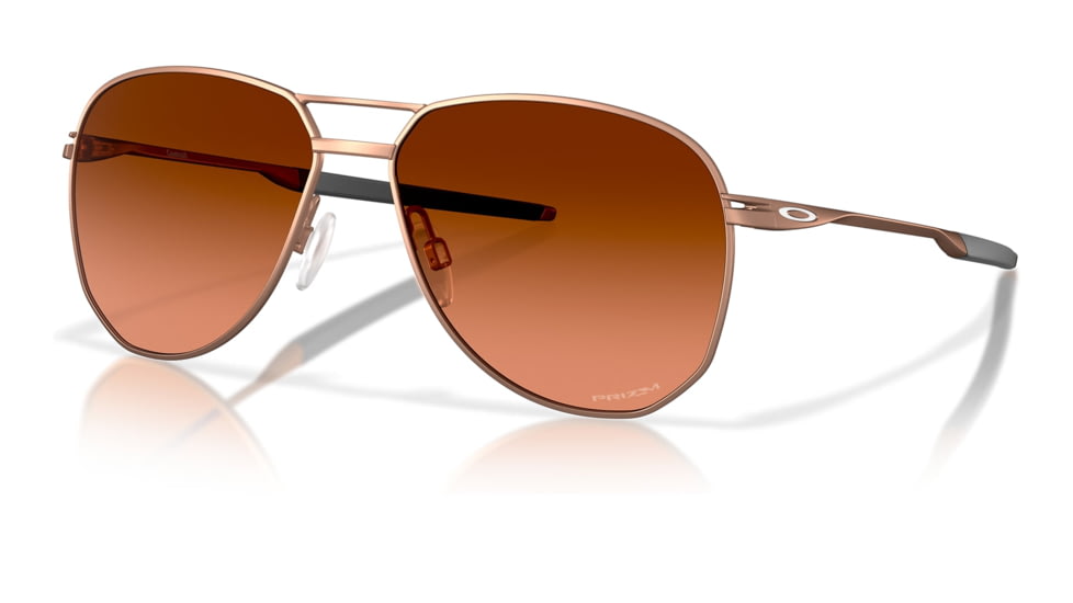 Oakley OO4147 Contrail Sunglasses - Mens, Satin Rose Gold Frame, Prizm Brown Gradient Lens, 57, OO4147-414705-57