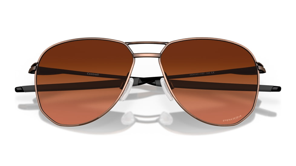 Oakley OO4147 Contrail Sunglasses - Mens, Satin Toast Frame, Prizm Brown Gradient Lens, 57, OO4147-414711-57