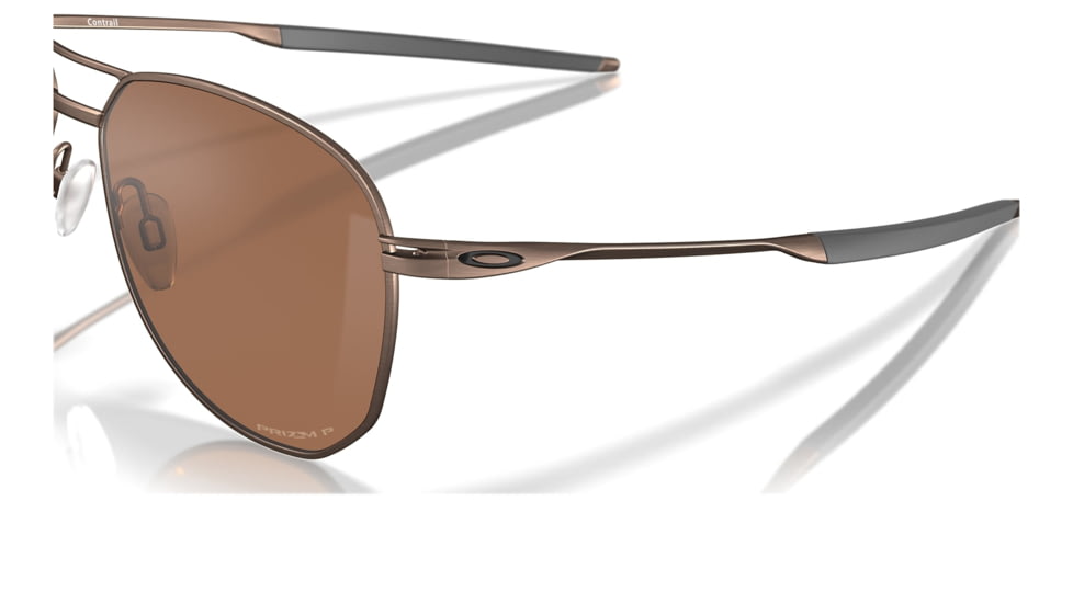 Oakley OO4147 Contrail Sunglasses - Mens, Satin Toast Frame, Prizm Tungsten Polarized Lens, 57, OO4147-414706-57
