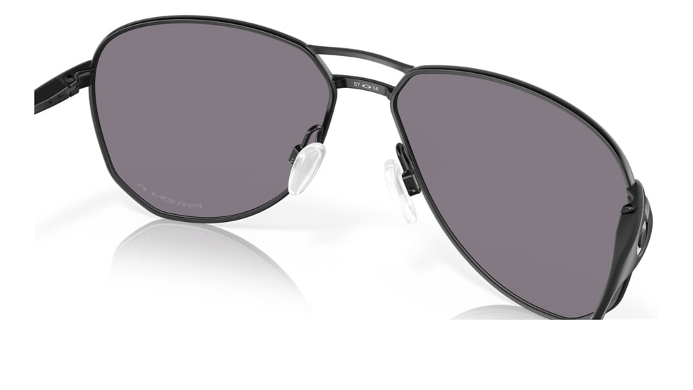 Oakley OO6050 Contrail TI Sunglasses - Mens, Satin Black Frame, Prizm Grey Polarized Lens, 57, OO6050-605001-57