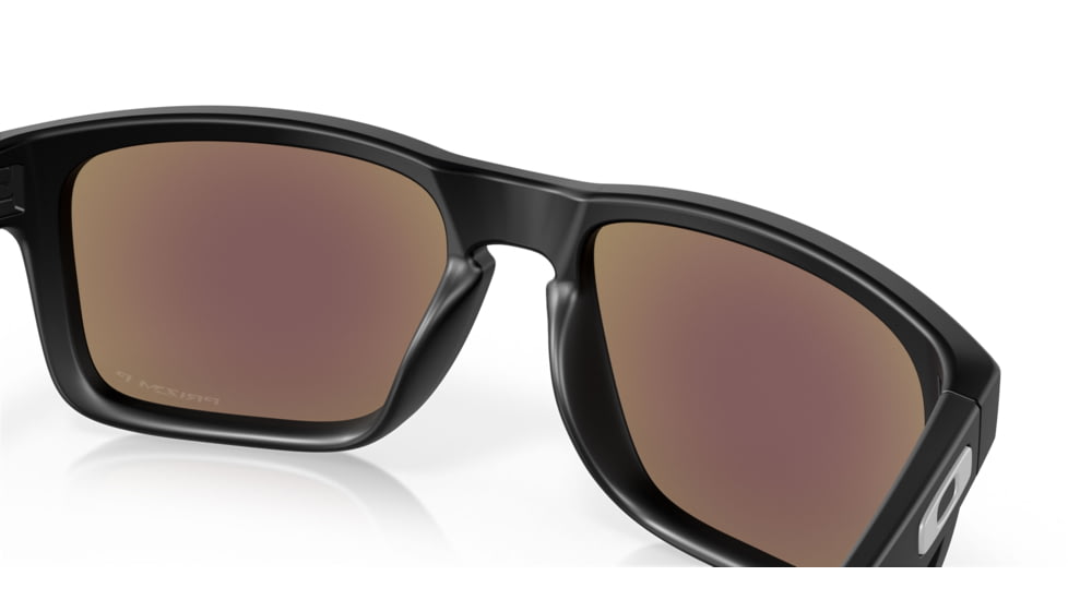 Oakley OO9102 Holbrook Sunglasses, Matte Black Frame, Prizm Sapphire Polarized Lenses, OO9102-9102F0-55