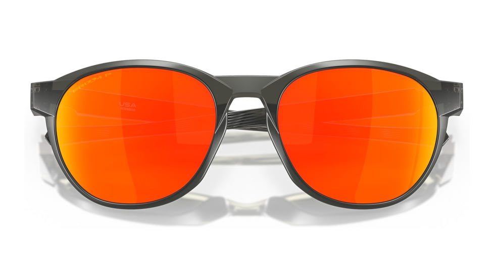 Oakley OO9126 Reedmace Sunglasses - Mens, Matte Grey Smoke Frame, Prizm Ruby Polarized Lens, 54, OO9126-912604-54