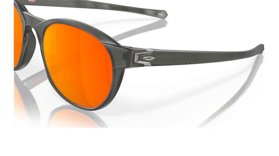 Oakley OO9126 Reedmace Sunglasses - Mens, Matte Grey Smoke Frame, Prizm Ruby Polarized Lens, 54, OO9126-912604-54