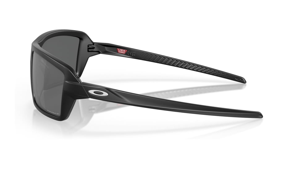 Oakley OO9129 Cables Sunglasses - Men's, Matte Black Frame, Prizm Black Polarized Lens, 63, OO9129-912902-63