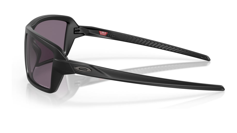Oakley OO9129 Cables Sunglasses - Mens, Matte Black Frame, Prizm Grey Lens, 63, OO9129-912901-63