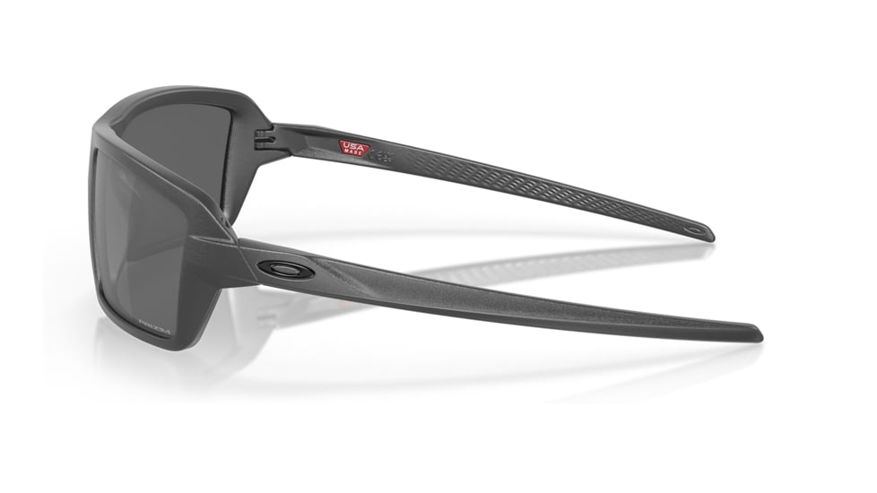 Oakley OO9129 Cables Sunglasses - Mens, Steel Frame, Prizm Black Lens, 63, OO9129-912903-63