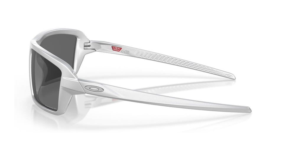 Oakley OO9129 Cables Sunglasses - Mens, X-Silver Frame, Prizm Black Polarized Lens, 63, OO9129-912912-63