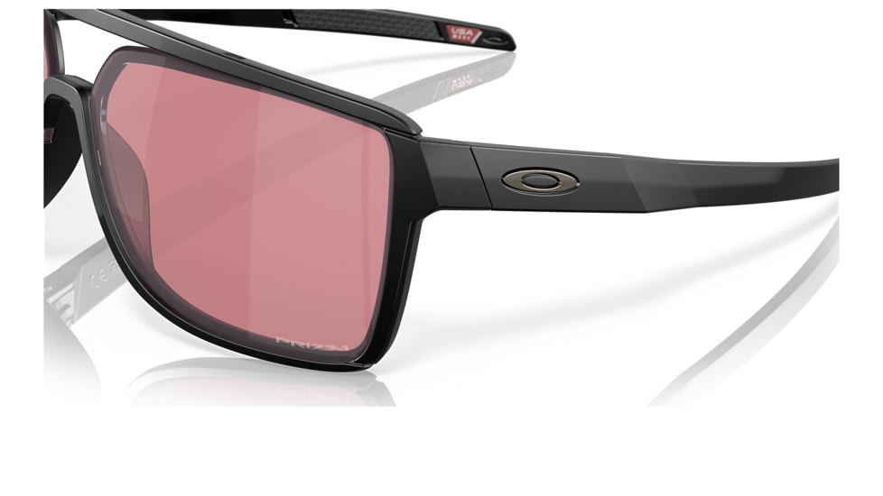 Oakley OO9147 Castel Sunglasses - Mens, Matte Black Frame, Prizm Dark Golf Lens, 63, OO9147-914708-63