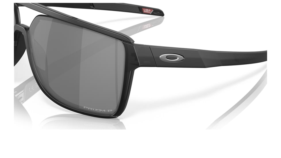 Oakley OO9147 Castel Sunglasses - Mens, Matte Black Ink Frame, Prizm Black Polarized Lens, 63, OO9147-914702-63