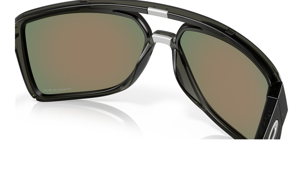 Oakley OO9147 Castel Sunglasses - Mens, Matte Grey Smoke Frame, Prizm Ruby Lens, 63, OO9147-914705-63
